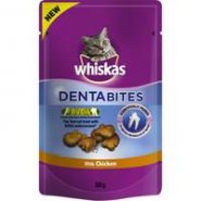 Whiskas Pouch Dentabites Chicken Adult Cat Treats