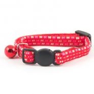 Ancol Softweave Elasticated Kitten Collar Red & Pink