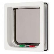 Cat Mate 4 Way Locking Flap & Liner White