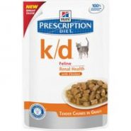 Hills Prescription Diet Feline Kd Pouches