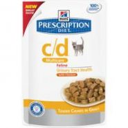 Hills Prescription Diet Feline Cd Multicare Pouches