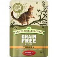 James Wellbeloved Turkey Adult Cat Pouches