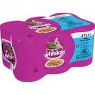 Whiskas Can Fish Selection In Jelly Adult Cat Food