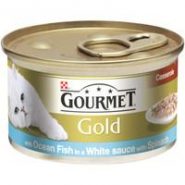 Gourmet Gold Ocean Fish Casserole & White Sauce Adult Cat Food