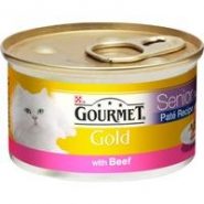 Gourmet Gold Pate With Beef Senior Cat Food