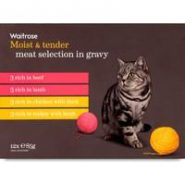 Waitrose Meat Selection In Gravy Cat Food