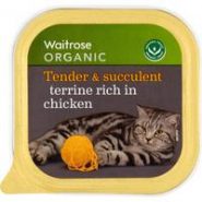 Waitrose Organic Terrine Rich In Chicken Cat Food