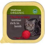Waitrose Organic Terrine Rich In Lamb Cat Food