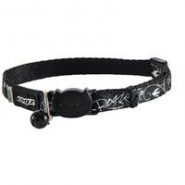 Rogz Catz Black Silky Cat Collar
