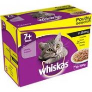 Whiskas 7+ Poultry Selection In Gravy Cat Food