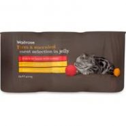 Waitrose Meat Selection In Jelly Cat Food