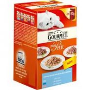 Gourmet Mon Petit Fish Recipes Pouches Adult Cat Food