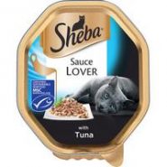 Sheba Tray Sauce Lover With Tuna Adult Cat Food