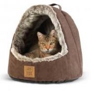 House Of Paws Hooded Arctic Fox Cat Bed