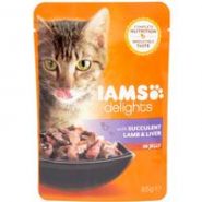 Iams Delights Lamb & Liver In Jelly Adult Cat Food