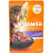 Iams Delights Lamb & Red Pepper In Gravy Adult Cat Food