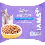 Iams Chicken In Gravy Selection Kitten Food