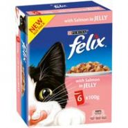 Felix Salmon In Jelly Pouch Cat Food