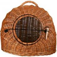 Trixie Wicker Cave With Bars Cat Carrier