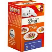 Gourmet Mon Petit Fish Pouches Adult Cat Food