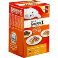 Gourmet Mon Petit Poultry Pouches Adult Cat Food