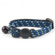 Ancol Softweave Elasticated Kitten Collar Black & Blue