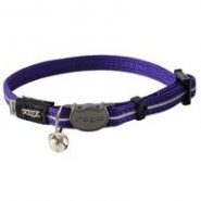 Rogz Alley Cat Purple Cat Collar