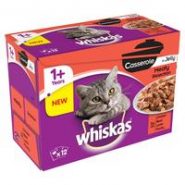 Whiskas 1+ Casserole Meaty Selection In Jelly Adult Cat Food