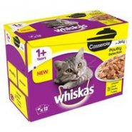Whiskas 1+ Casserole Poultry Selection In Jelly Adult Cat Food