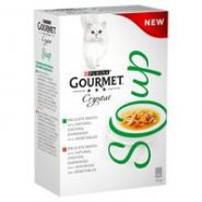 Gourmet Crystal Soup Chicken Multipack Adult Cat Food